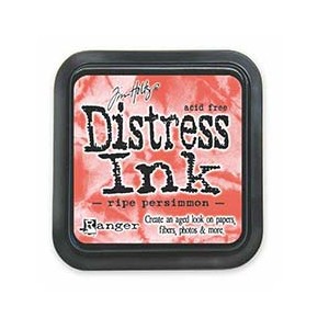Distress Ink Pad - RIPE PERSIMMON - scrapbook