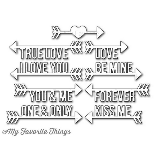 My Favorite Things - STRAIGHT TO MY HEART - vyřezávací šablony