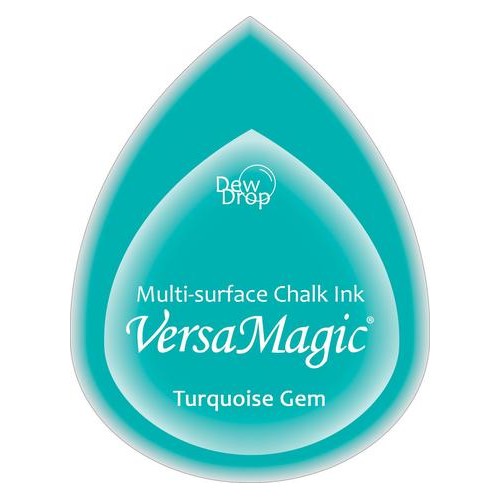 Razítkovací barva - VersaMagic TURQUOISE GEM - scrapbook