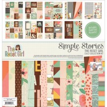 Simple Stories - THE RESET GIRL 12x12 Collection Kit - komplestní sada