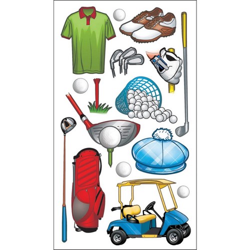 Sticko - GOLF Stickers - samolepky