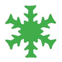 Woodware - raznice Large SNOWFLAKE 4 - scrapbook