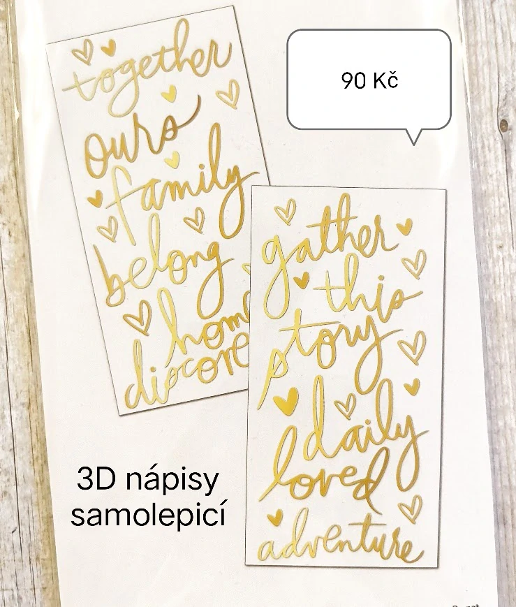 Samolepicí nápisy