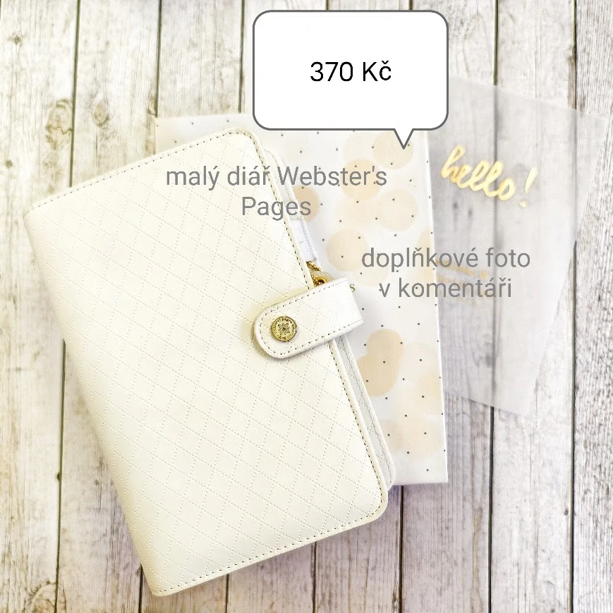 Diářové desky Webster´s Pages (drobná vada)