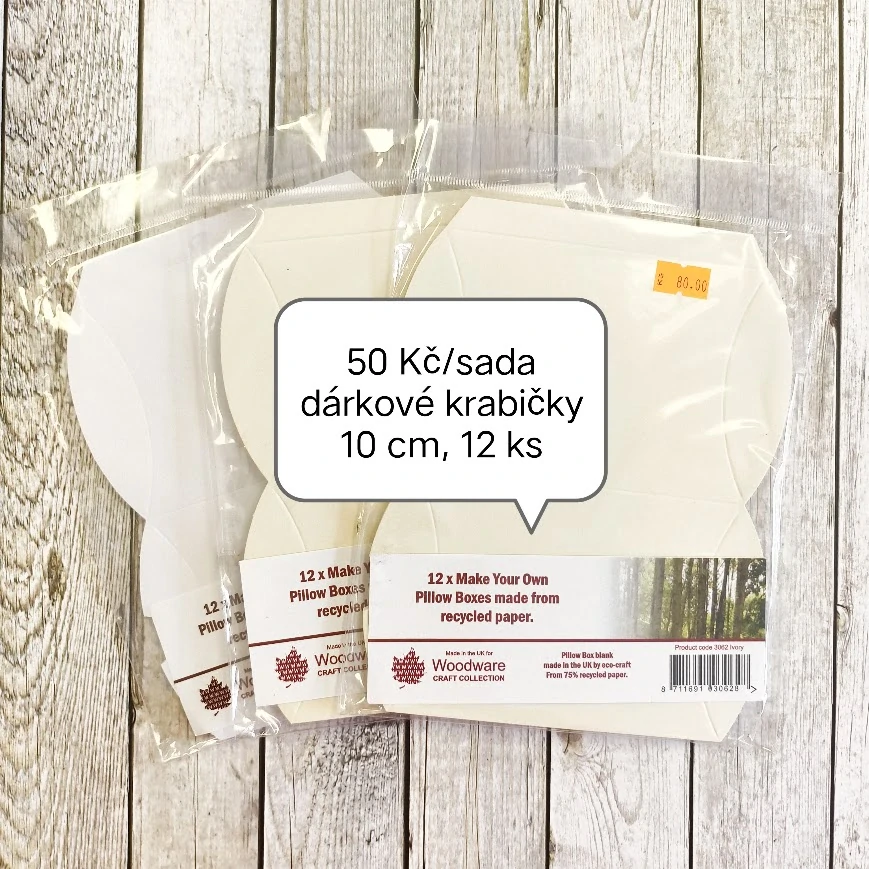 Dárkové krabičky bílé