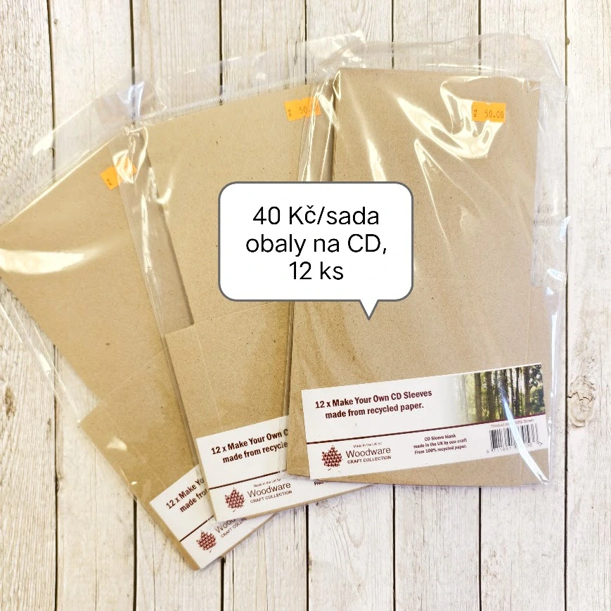 Obaly na CD k dotvoření kraft