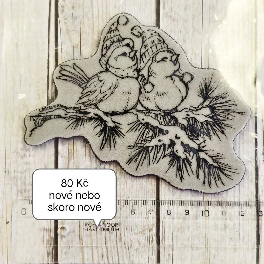 Razítko Stampendous zimní ptáčci