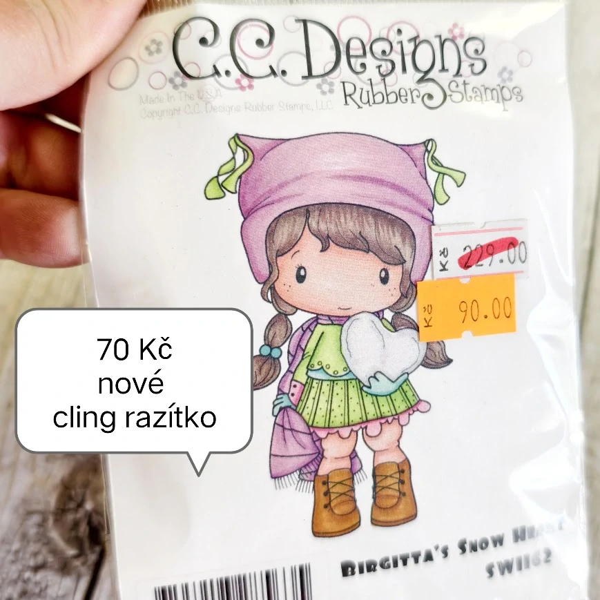 Razítko C.C. Design holčička