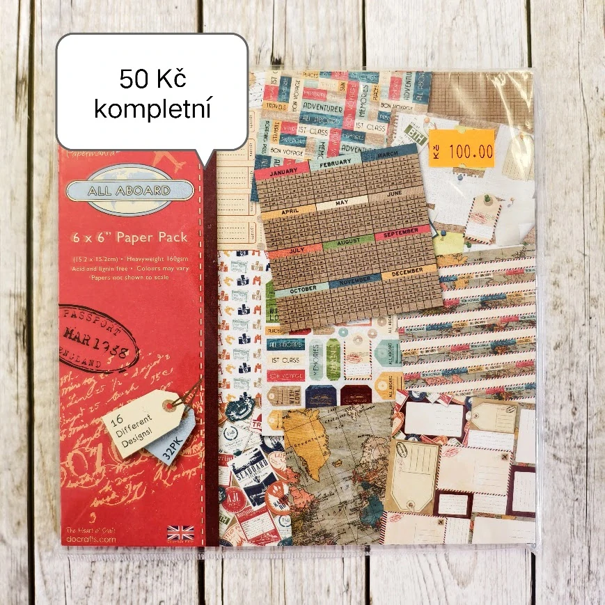 Papíry Papermania cestovní