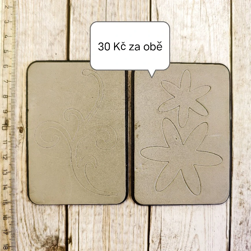 Vyřezávací šablony Sizzix ornament a kytka