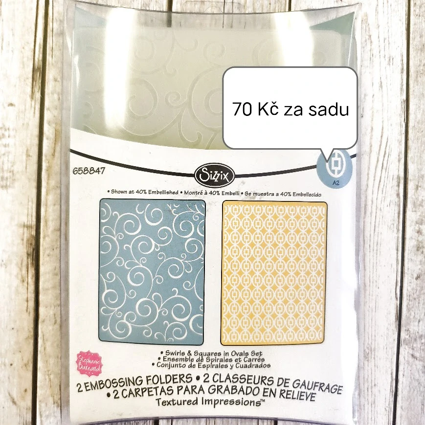 Embossovací kapsy Sizzix