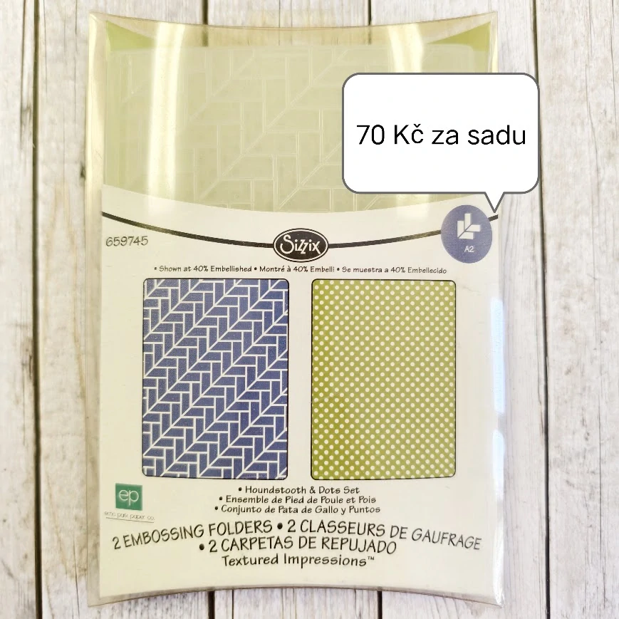 Embossovací kapsy Sizzix