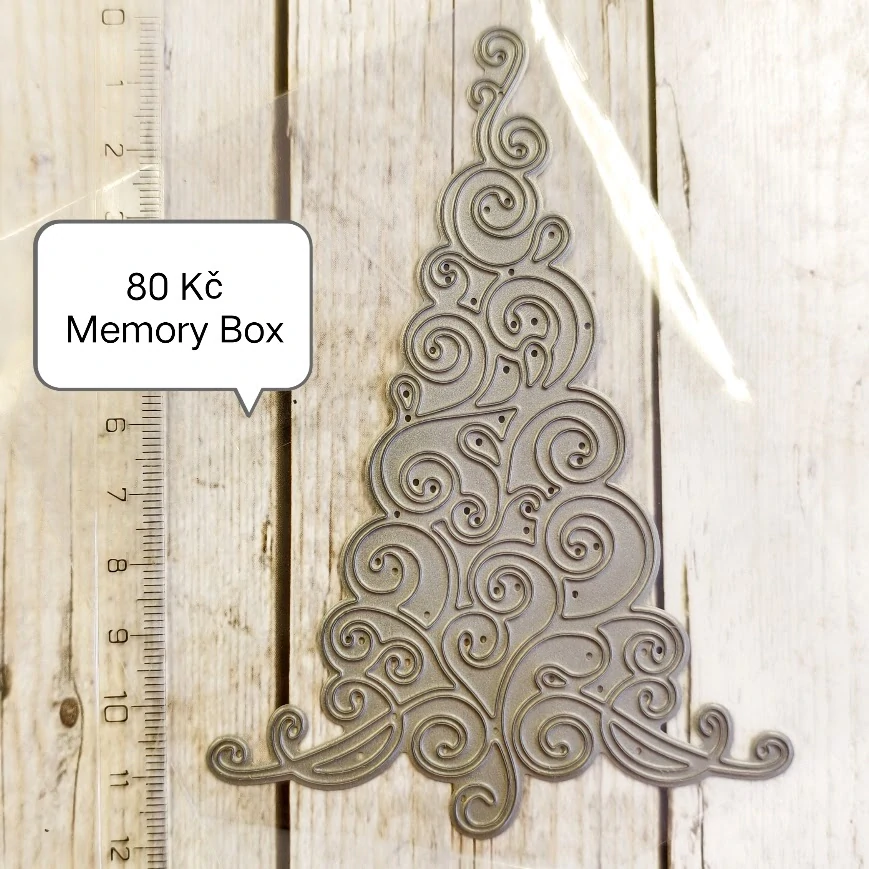 Vyřezávací šablona Memory Box stromeček