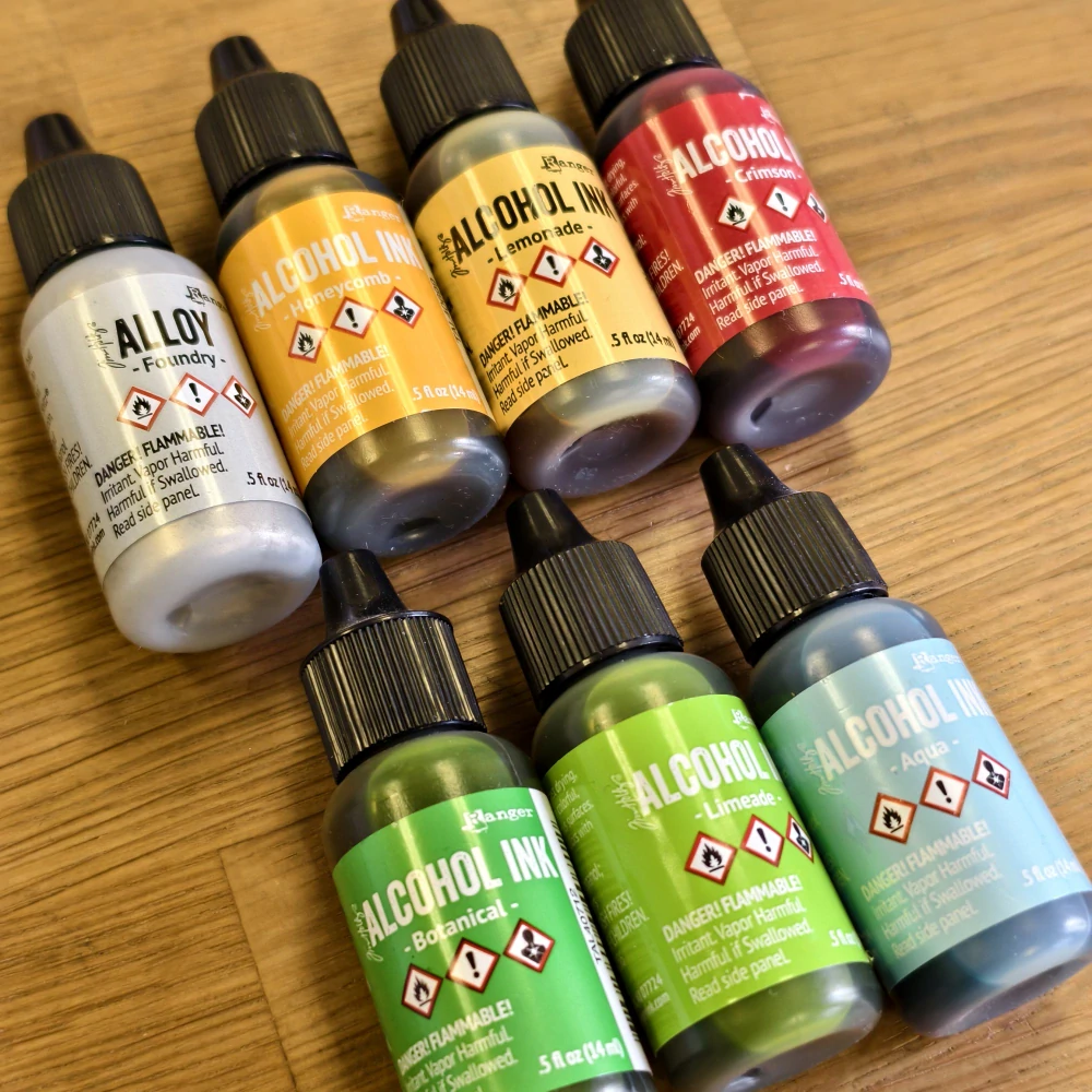 VÝPRODEJ - balíček alkoholových inkoustů č. 2