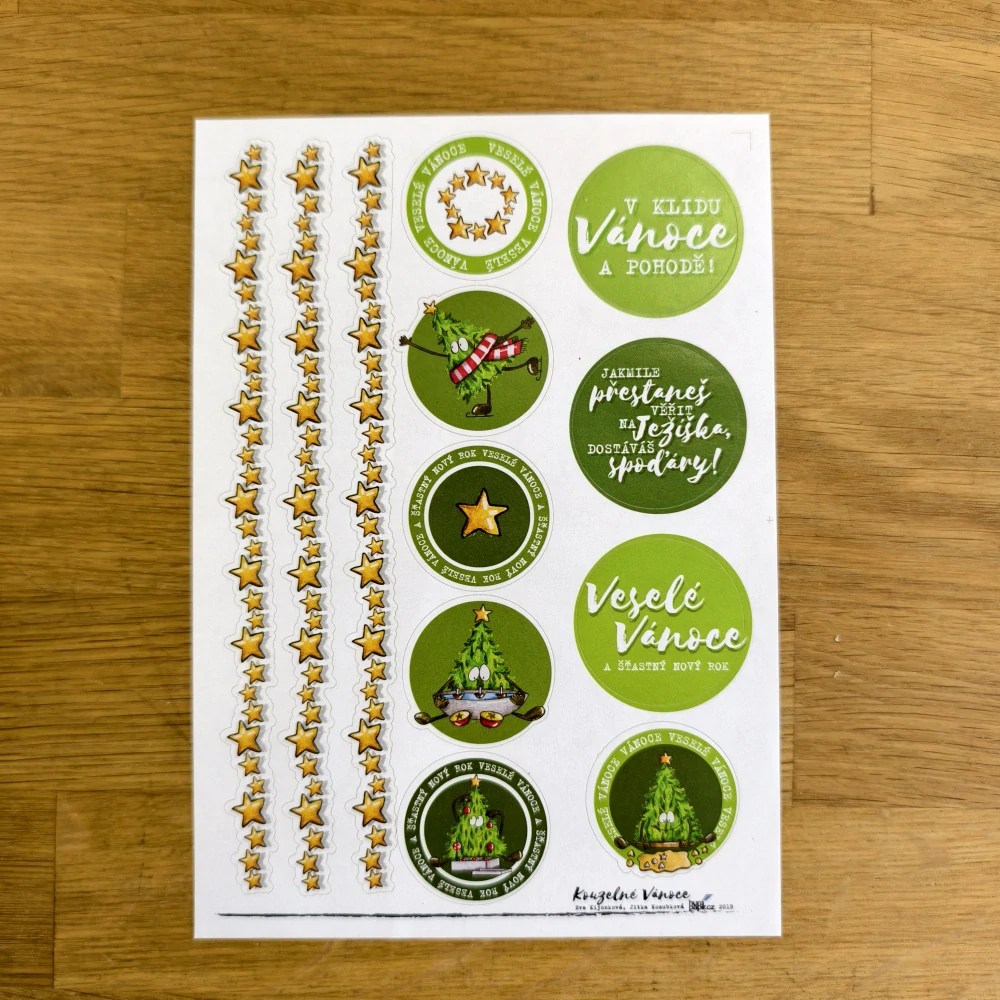 VÝPRODEJ - sada samolepek č. 10