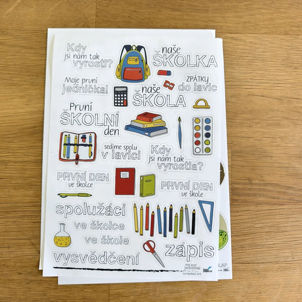 VÝPRODEJ - sada samolepek č. 3