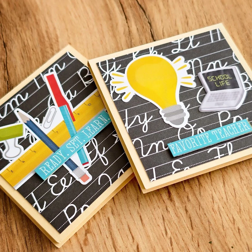 POST-IT BLOČEK | Pro paní učitelku - žárovka a notebook (836)