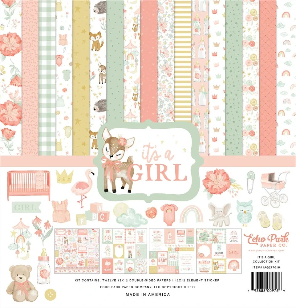 Echo Park - IT´S A GIRL Mega Bundle - mega sada