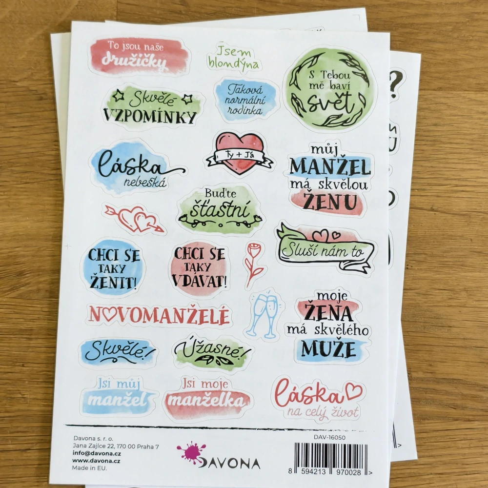 VÝPRODEJ - sada samolepek č. 2