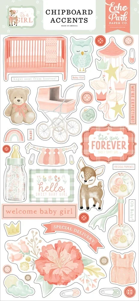Echo Park - IT´S A GIRL Mega Bundle - mega sada