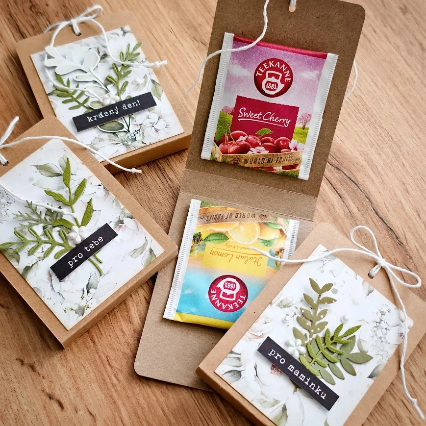 ČAJOVÁ CHVILKA | Šeptání jara - dárkové kapsičky, sada 3 ks