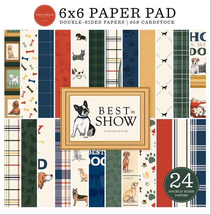 Carta Bella - BEST IN SHOW 6x6 - scrapbookové čtvrtky