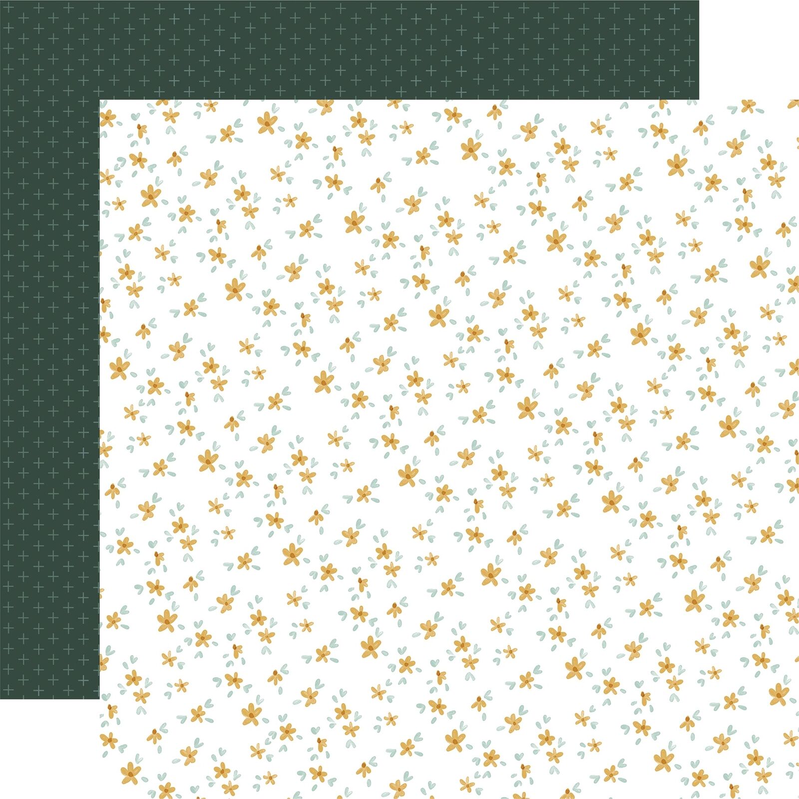 *** Carta Bella - FARMHOUSE SUMMER / Simple Summer Flower - scrapbooková čtvrtka
