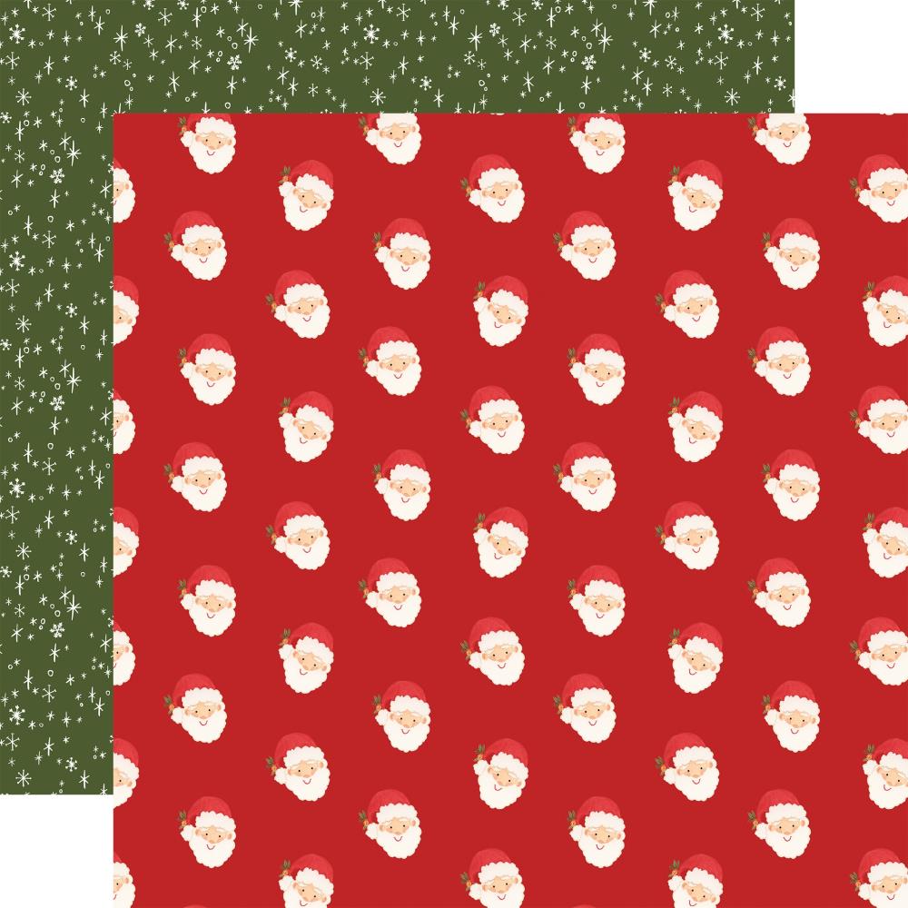 Carta Bella - LETTERS TO SANTA / Old Saint Nick - scrapbooková čtvrtka