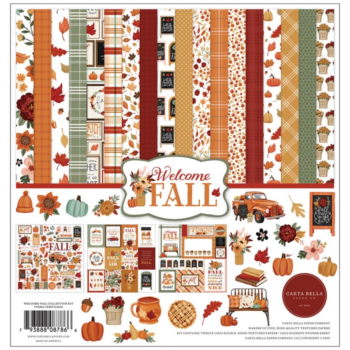 Carta Bella - WELCOME FALL Collection Kit - kompletní sada