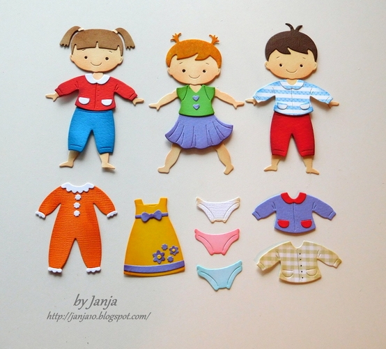 *** Cottage Cutz - BABY DOLLS - vyřezávací šablona