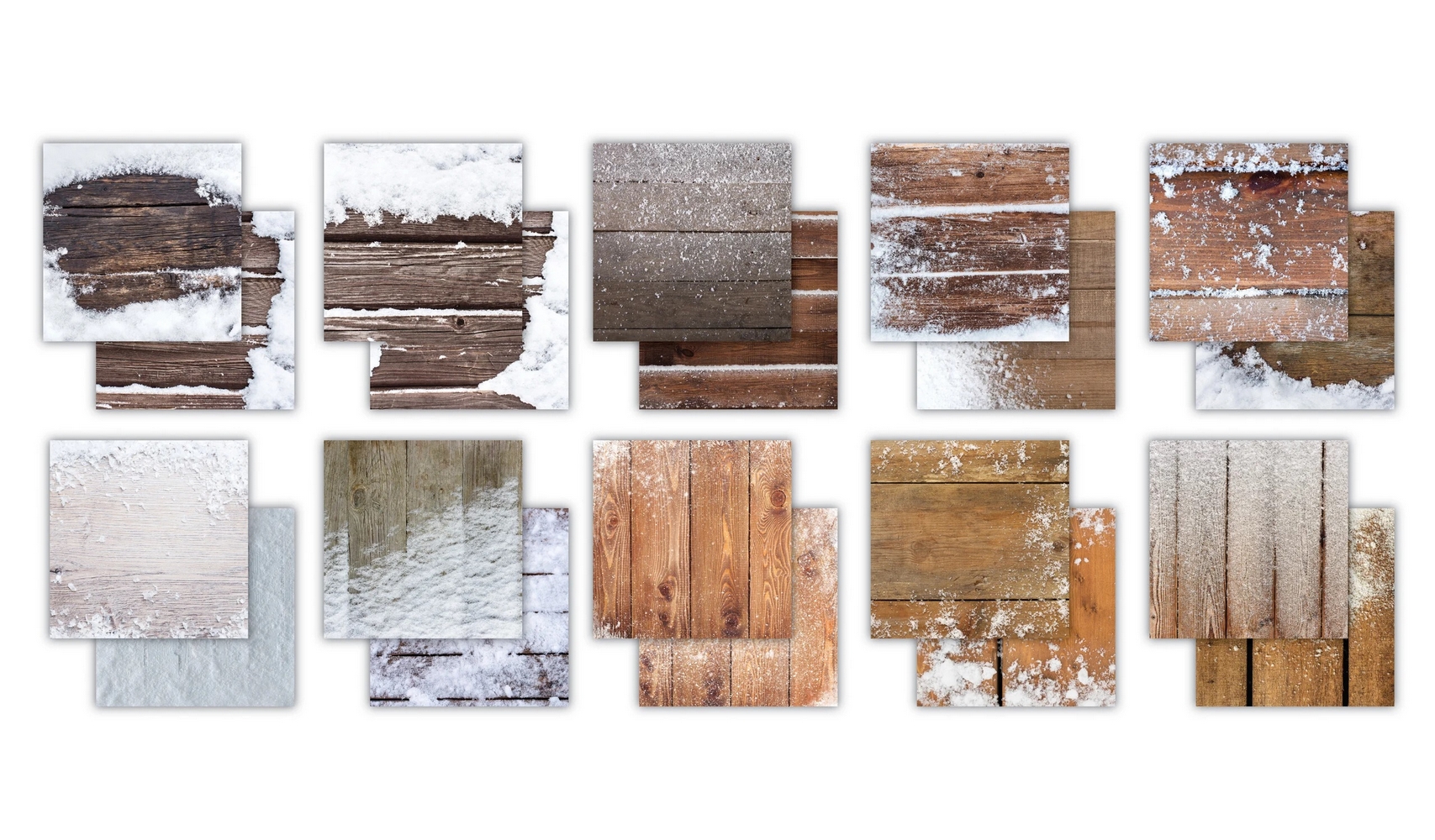 Craft Consortium - FROSTED WOOD 12x12 - scrapbookové čtvrtky