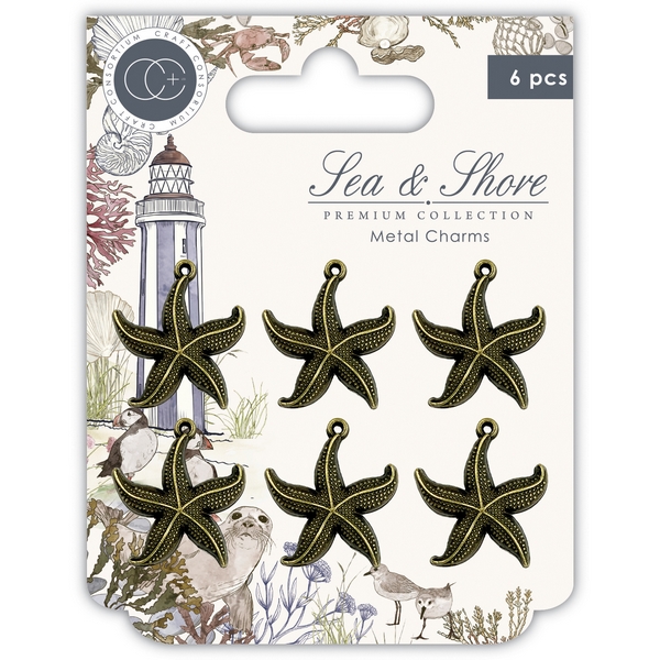Craft Consortium - SEA & SHORE / STAR FISH - kovové ozdoby