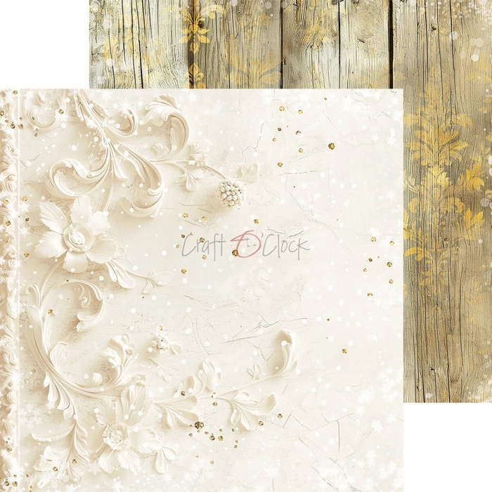 Craft O´Clock - CHRISTMAS EVERYWHERE 8x8 - scrapbookové čtvrtky