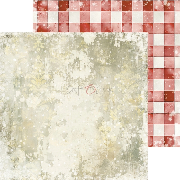 Craft O´Clock - CHRISTMAS EVERYWHERE 8x8 - scrapbookové čtvrtky