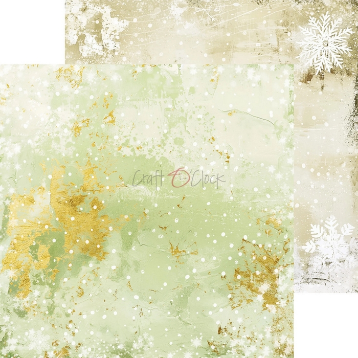Craft O´Clock - CHRISTMAS EVERYWHERE 8x8 - scrapbookové čtvrtky