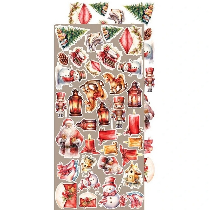 Craft O´Clock - CHRISTMAS EVERYWHERE 6x12 - elementy k vystřihování