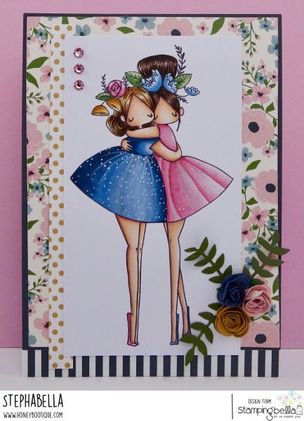 *** Stamping Bella - CURVY GIRL / BESTIES - razítka a šablony