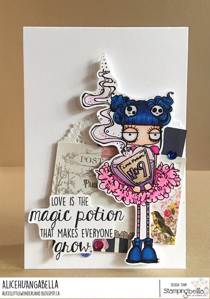 *** Stamping Bella - ODDBALL / LOVE POTION - razítka a šablony
