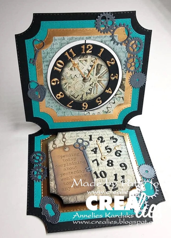 Crealies - CLOCK - vyřezávací šablony