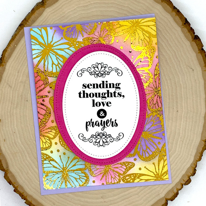 *** Thermoweb - TONER CARD FRONTS / BUTTERFLY FLY AWAY - tonerové kartičky