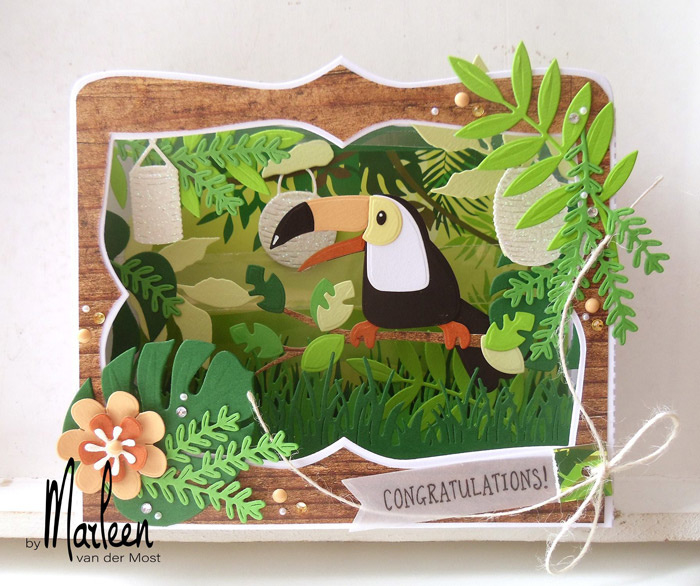 *** Marianne - TOUCAN - vyřezávací šablony