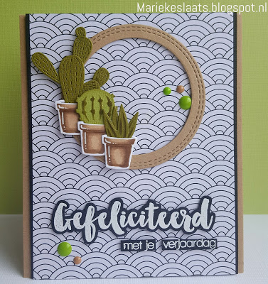 *** Marianne - CACTUS & FLOWER POTS - vyřezávací šablony