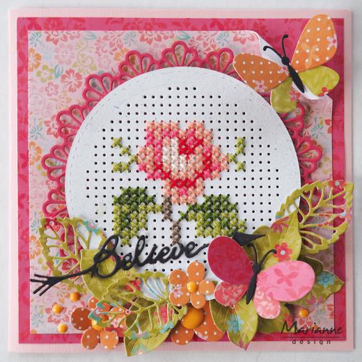 Marianne - CROSS STITCH CIRCLE - vyřezávací šablona