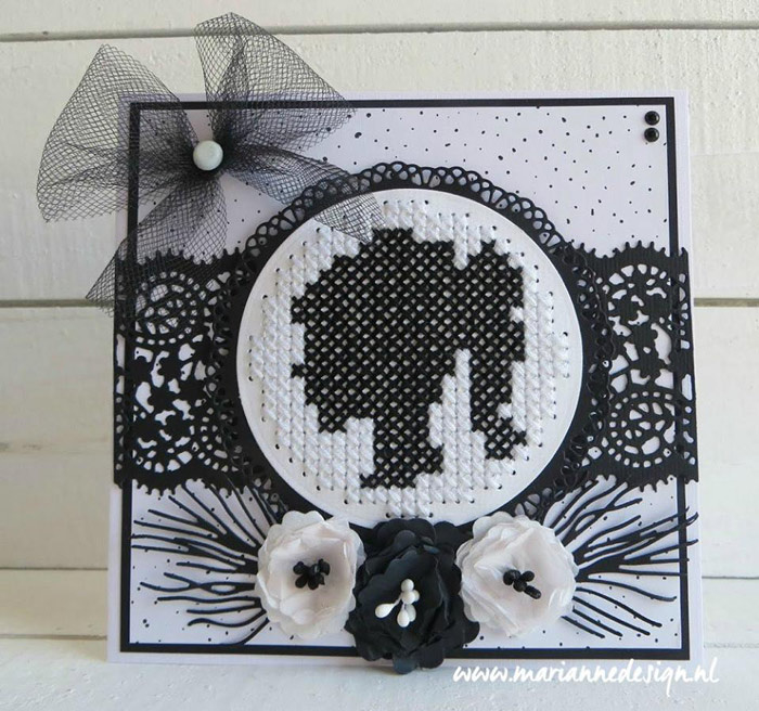 Marianne - CROSS STITCH CIRCLE - vyřezávací šablona