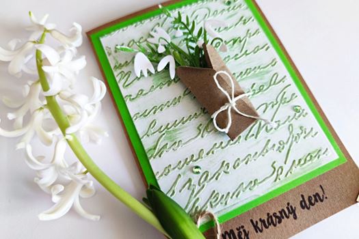 Marianne - SNOWDROPS - vyřezávací šablony