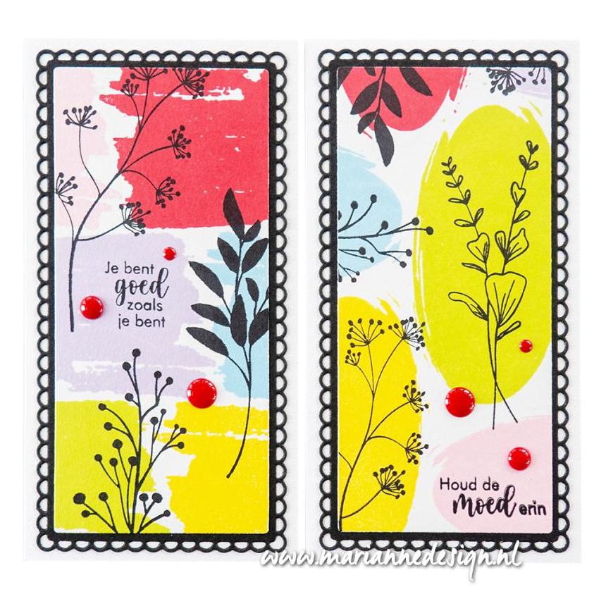 Marianne - EUCALYPTUS - silikonová razítka