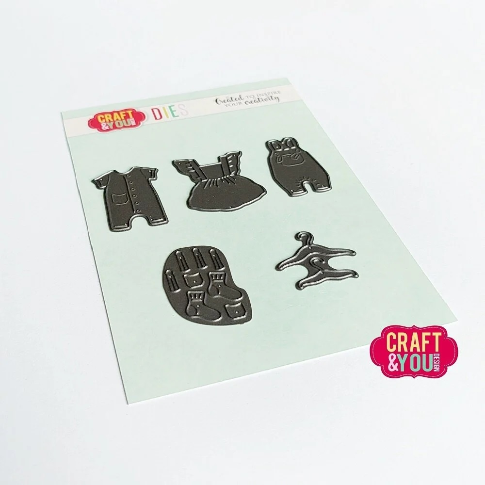Craft & You - BABY´S CLOTHES - vyřezávací šablony
