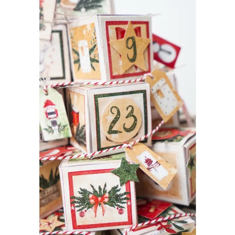 *** Studio Light - CHRISTMAS AT HOME Advent Calendar - kreativní sada