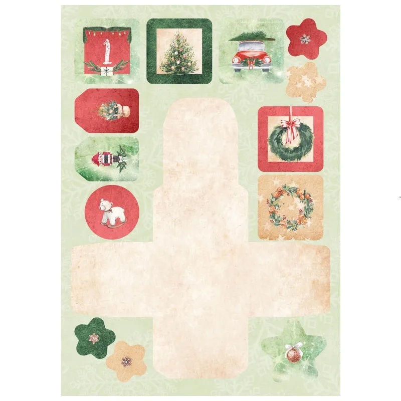 *** Studio Light - CHRISTMAS AT HOME Advent Calendar - kreativní sada