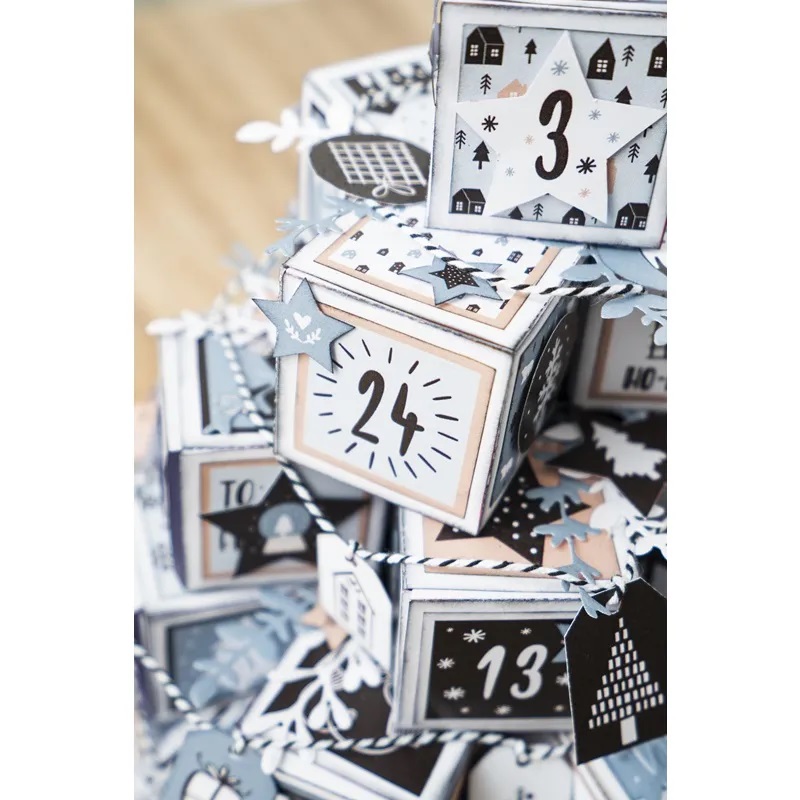 *** Studio Light - SCANDINAVIAN CHRISTMAS Advent Calendar - kreativní sada